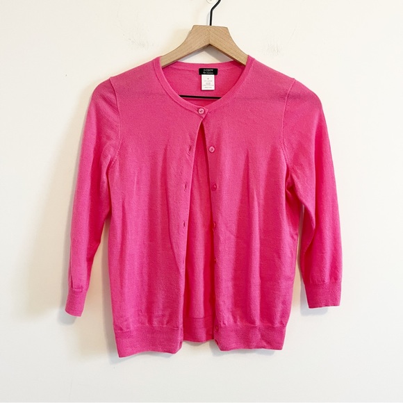 J. Crew Sweaters J Crew 0 Cashmere Cardigan Pink Small Poshmark